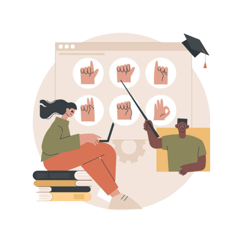 Sign Language in use