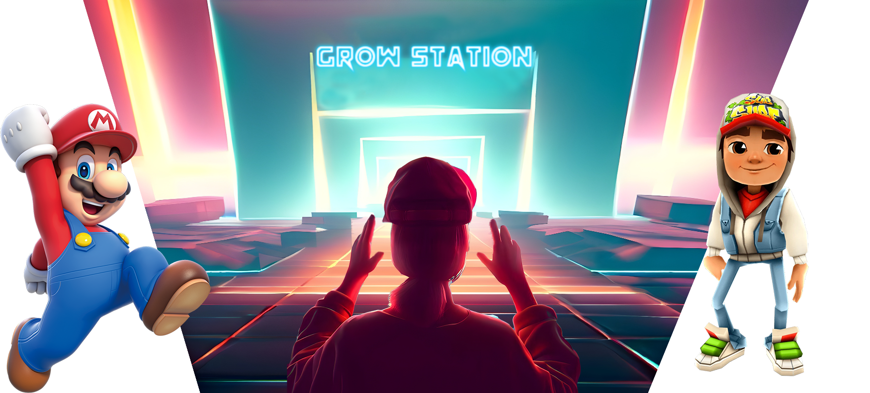 GrowStation gesture controlled gameplay